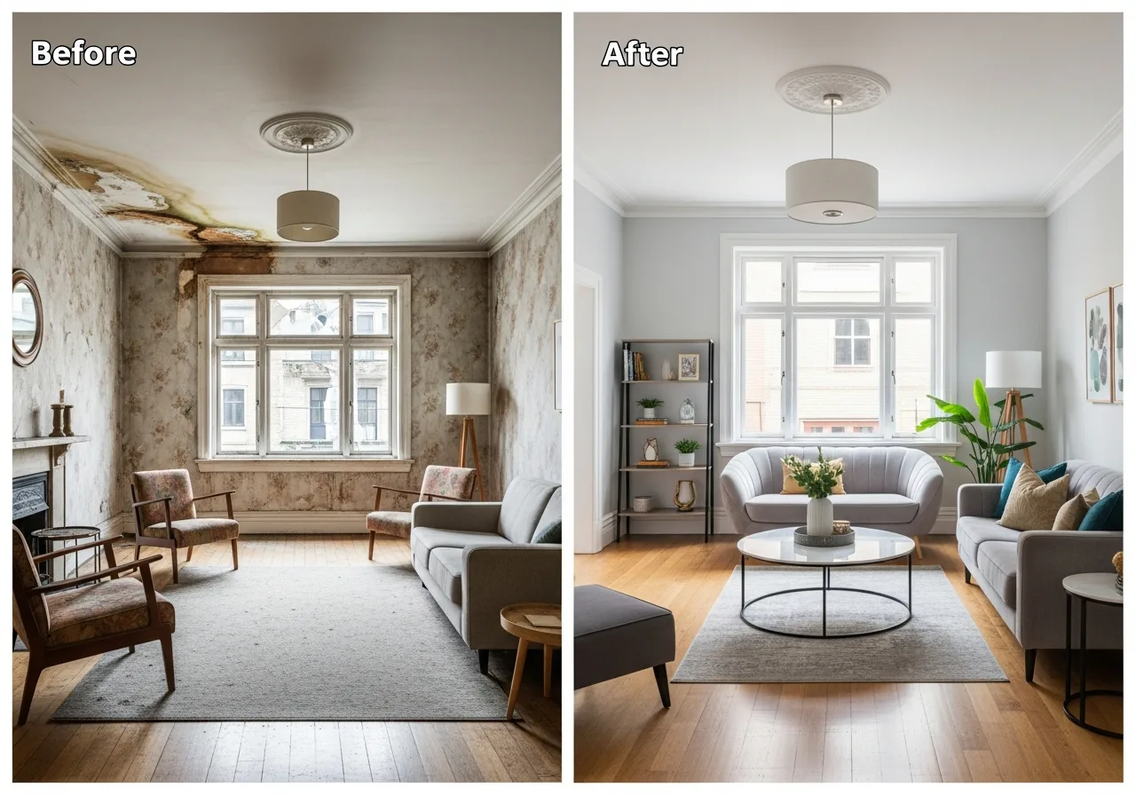 Snow Fall — Modernes Wohnhaus